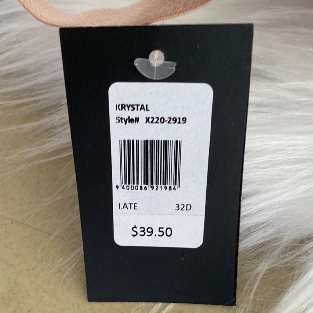 NWT Frederick's of Hollywood Krystal micro push up bra size 32D color late - Picture 6 of 9